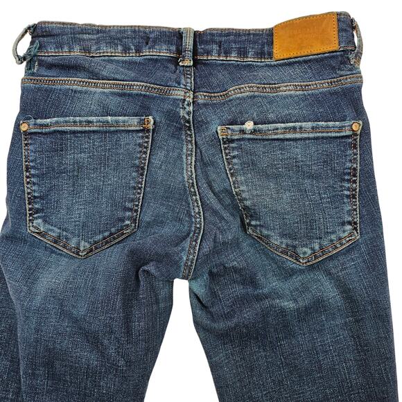 Zara Jeans Size 2 Trafaluc Denimwear Womens Skinny Distressed Puckered - Picture 6 of 12